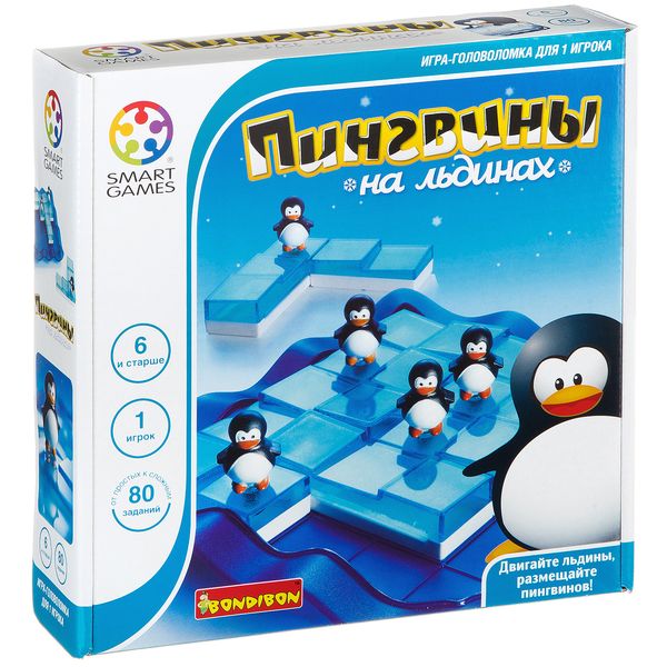 Игра-головоломка Пингвины на льдинах