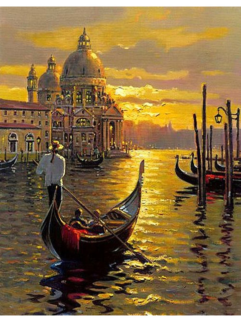 Картина по номерам Венецианский закат