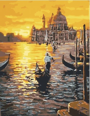 Картина по номерам Венецианский закат