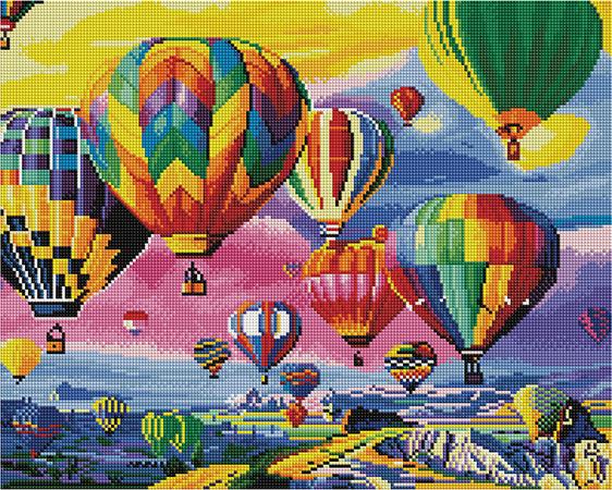Алмазная мозаика Парад воздушных шаров