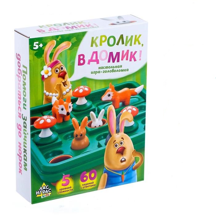 Игра-головоломка Кролик, в домик!