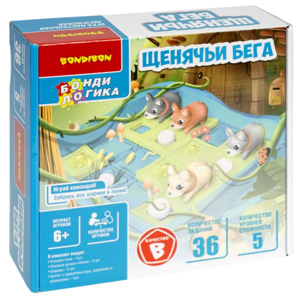 Игра-головоломка "Щенячьи бега"